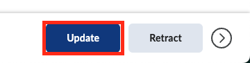 The update button in evaluations page.